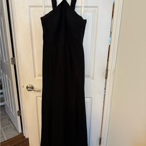 Azazie Black Maxi Dress